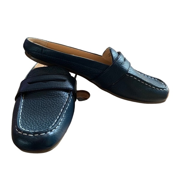 Land’s End Leather Driving Loafer Mules - Picture 9 of 9